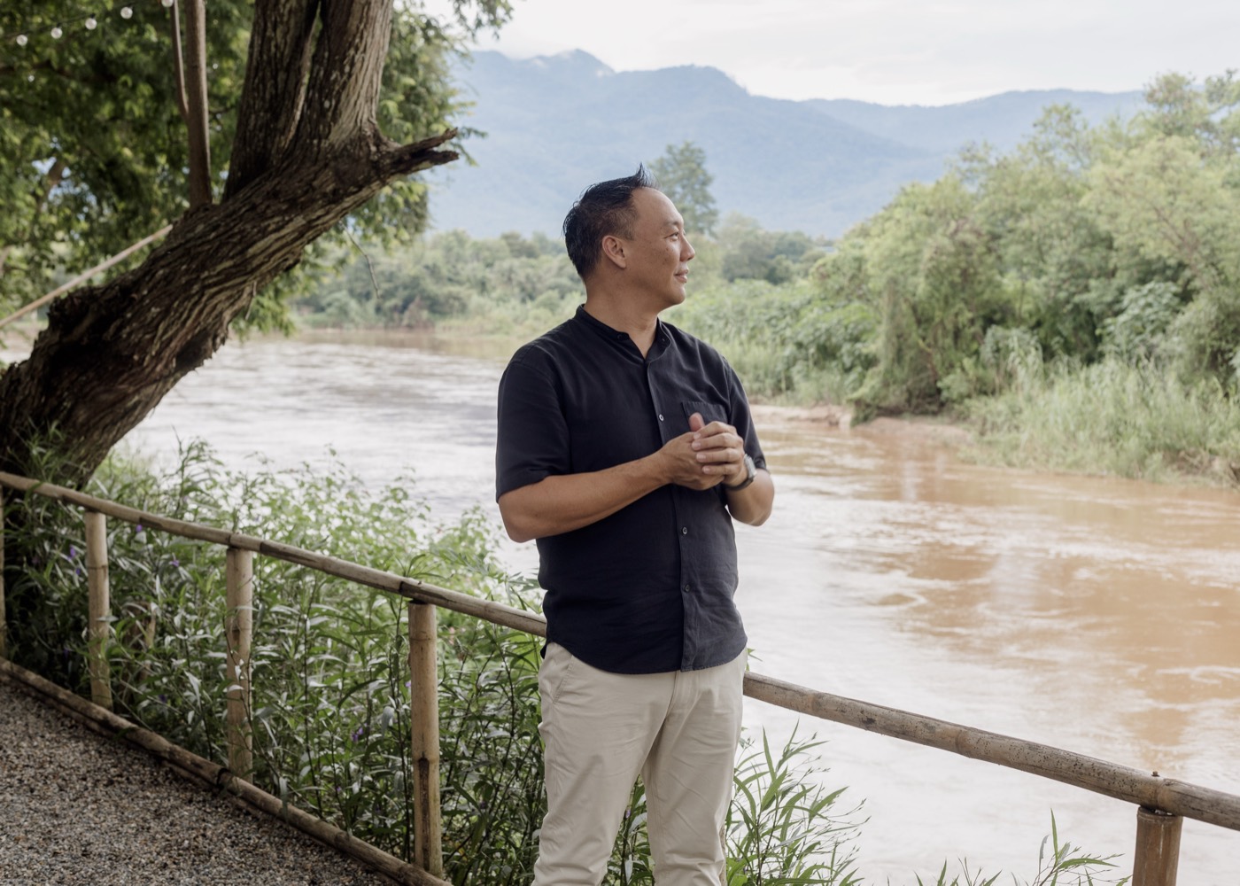 Mac Ling by the river in Chiang Mai
